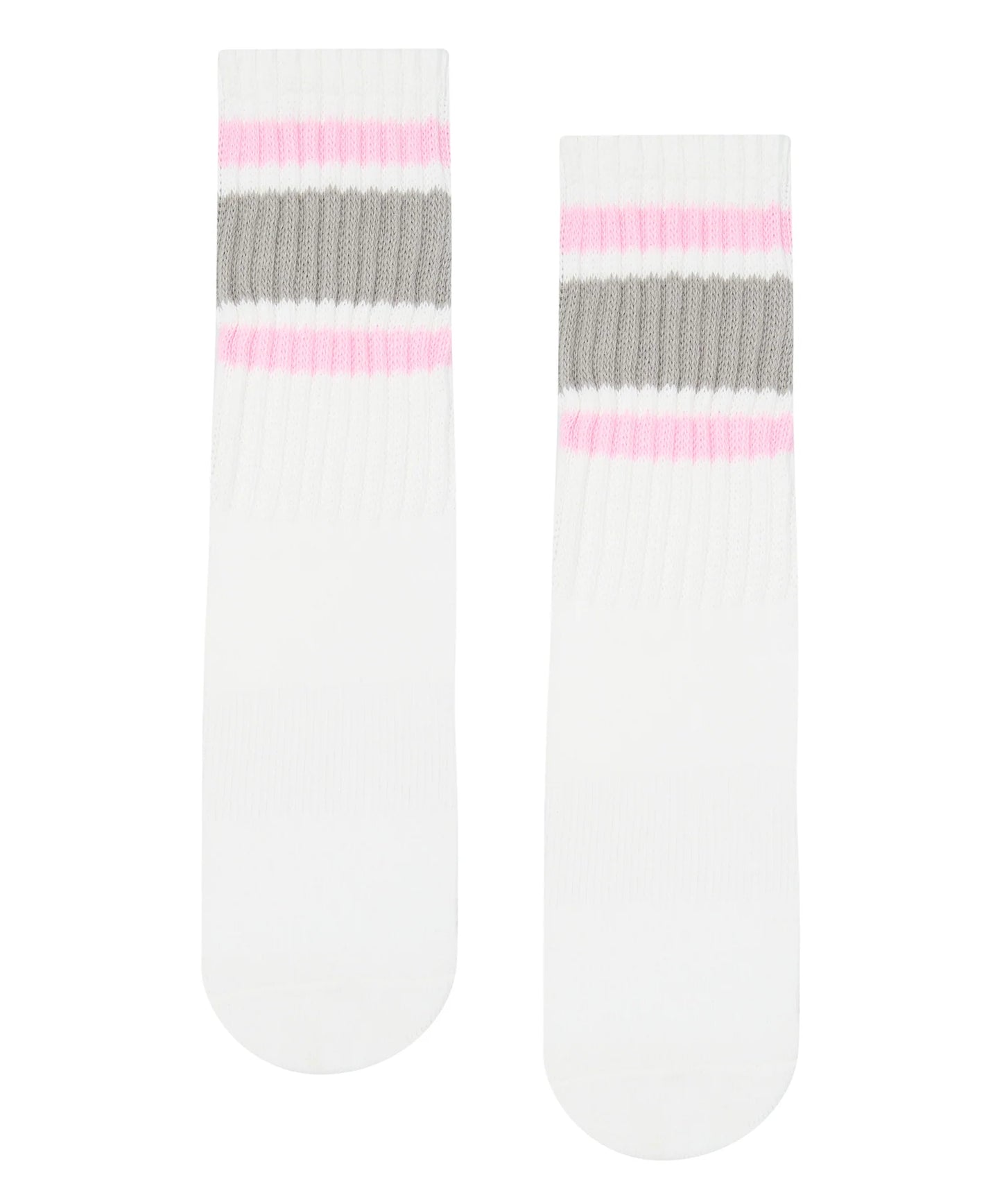Socken im Detail mit weicher Bündchenstruktur und bunten Farben