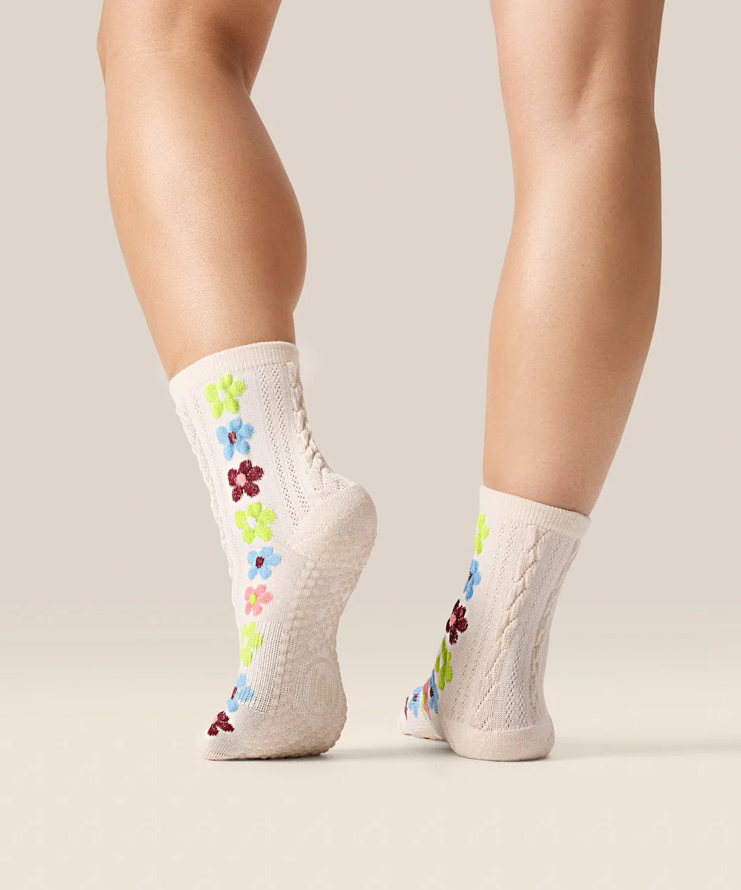 Crew Grip Socks Fiesta Blanca