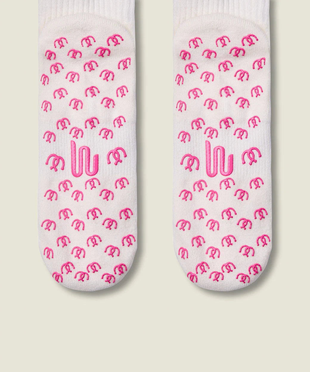 Crew Grip Socks Lucky Horseshoe Ivory