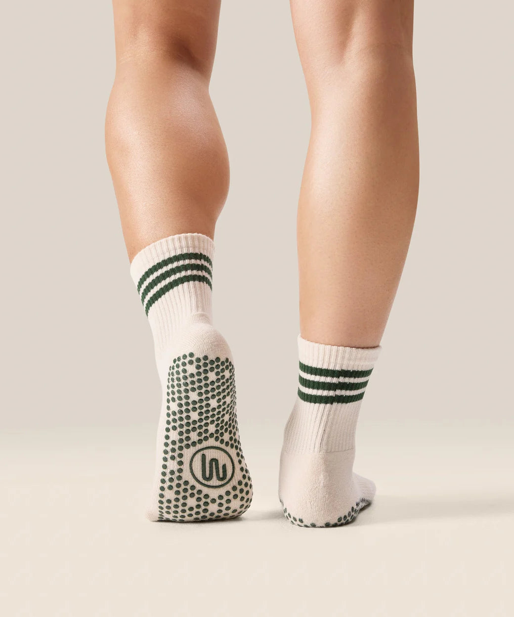 Crew Grip Socks Olive Stripe