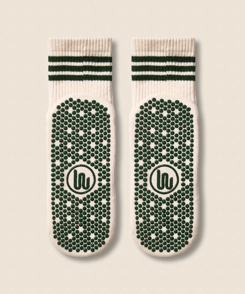 Crew Grip Socks Olive Stripe
