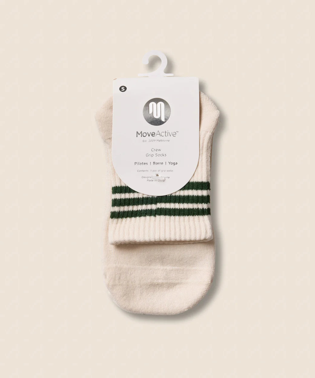 Crew Grip Socks Olive Stripe