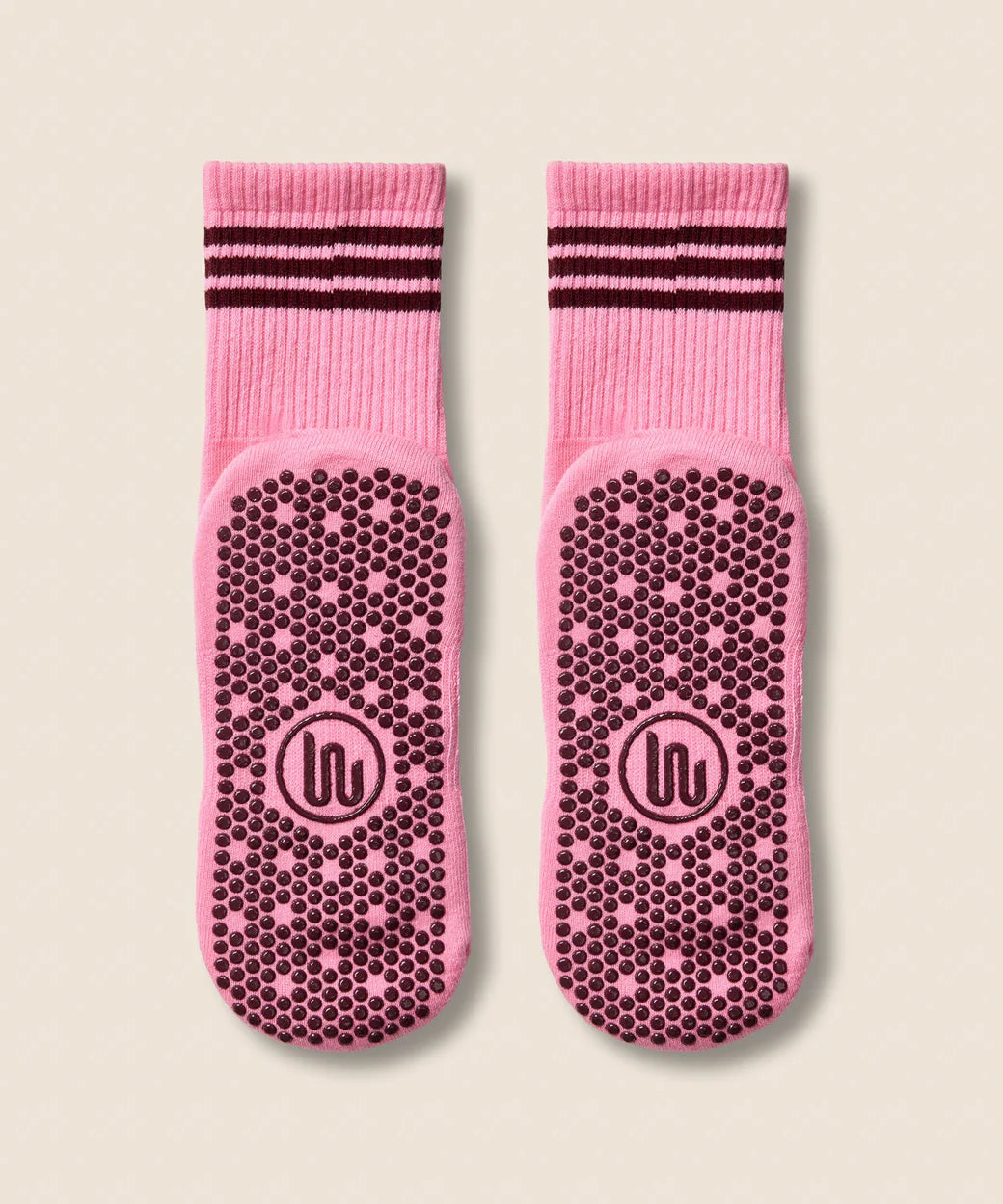 Crew Grip Socks Pink Paloma