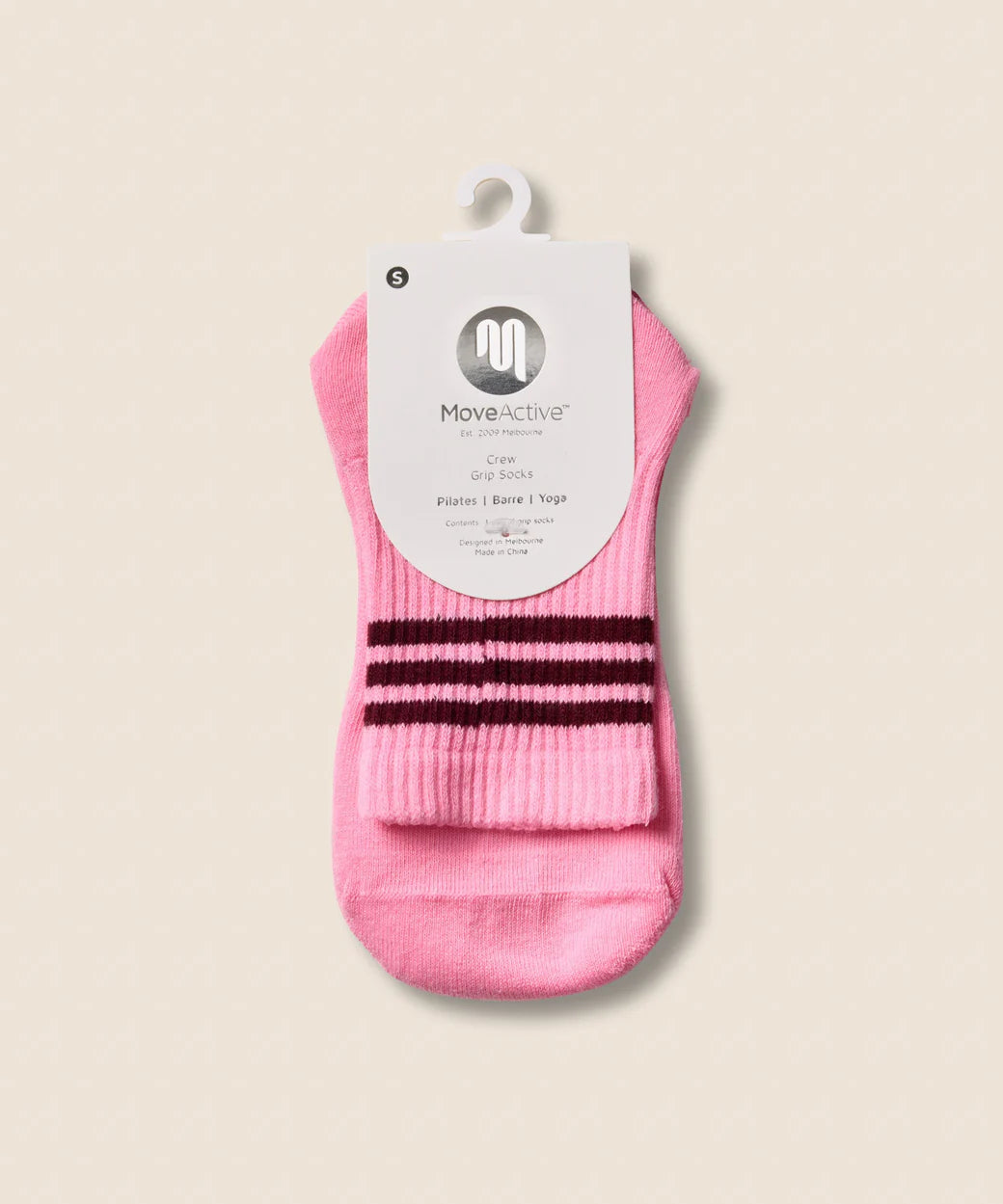 Crew Grip Socks Pink Paloma