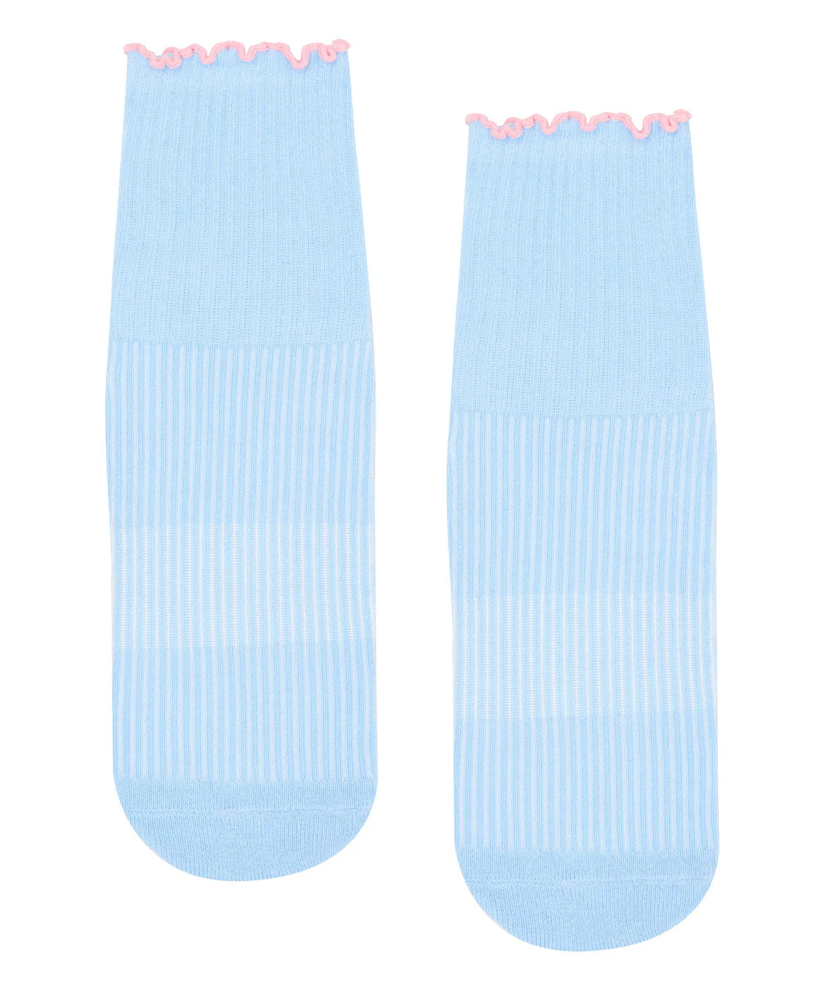 baby blau crew grip socks