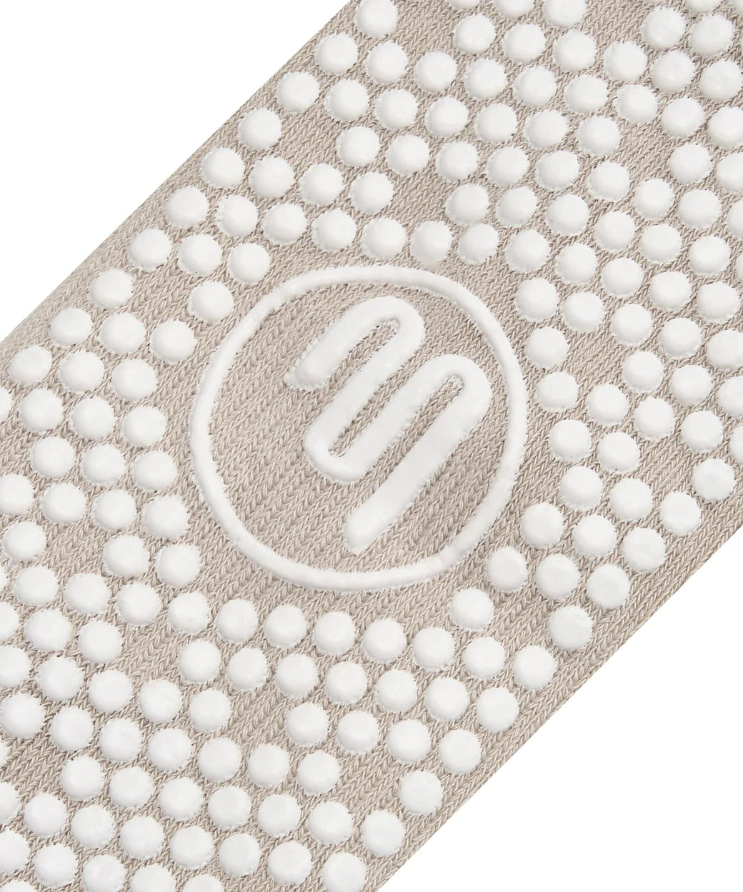 Scrunch Non Slip Grip Socks - Oat Emerald Stripe Slouch Grip