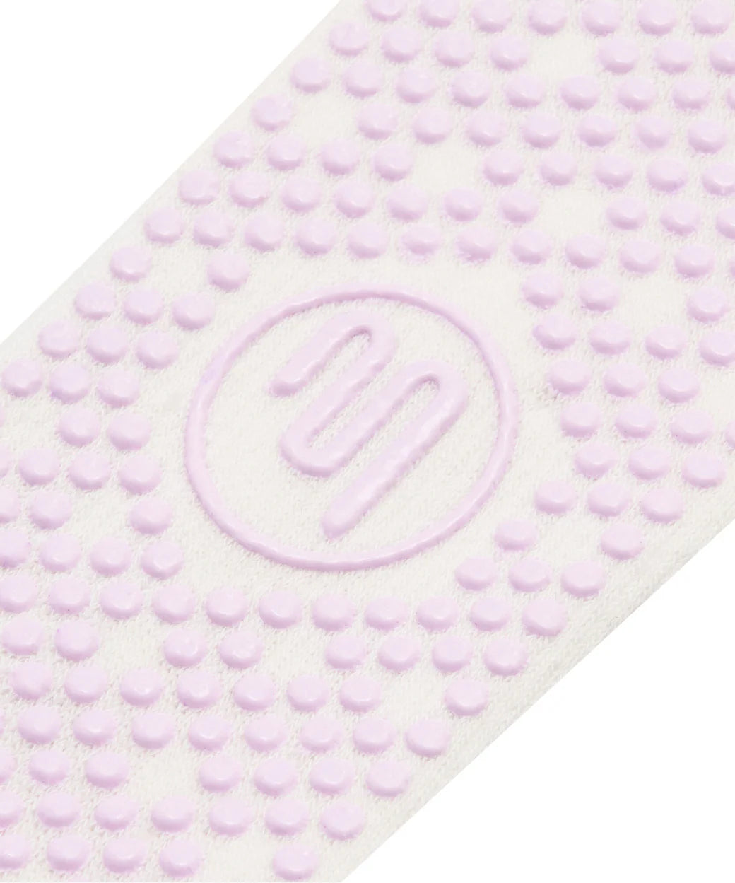 Move Active Crew Grip Socks Pilates Club ivory lilac Grips