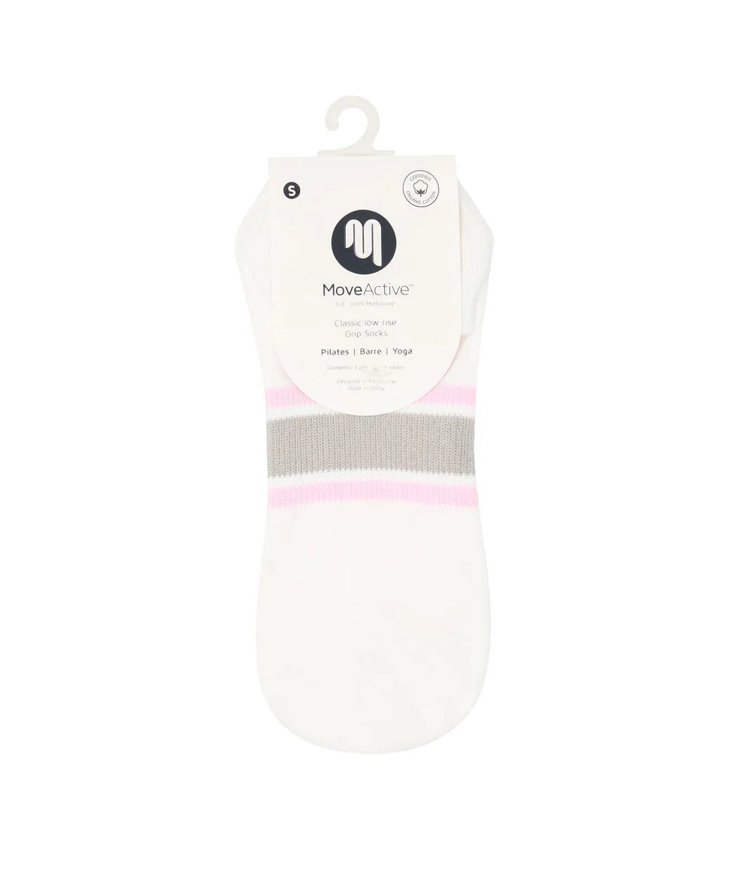 Low Rise Grip Socks 80' stripe