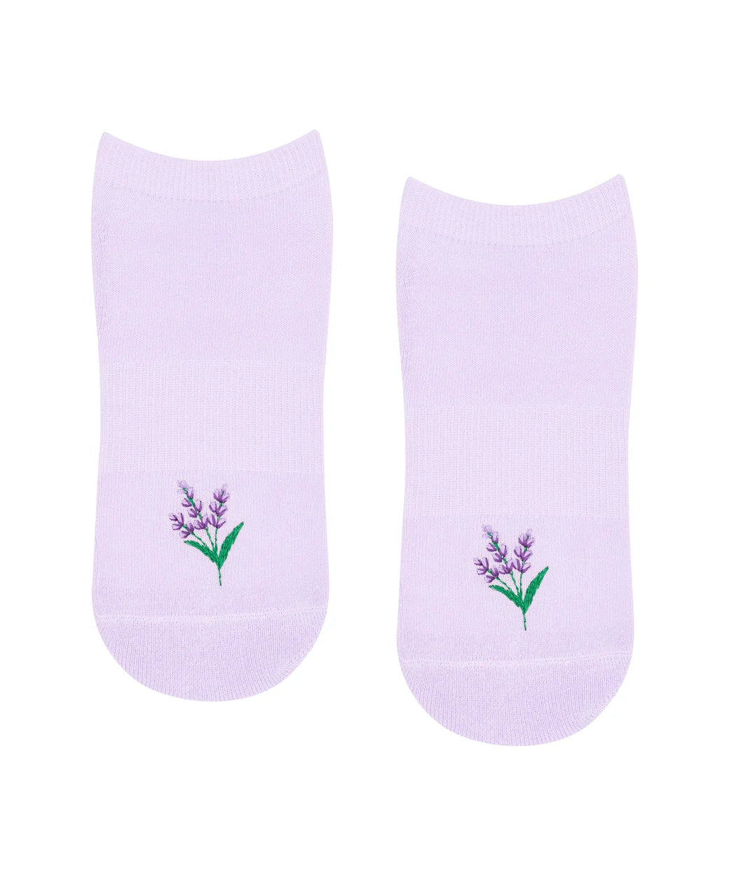 Low Rise Crew Grip Socks lavender haze