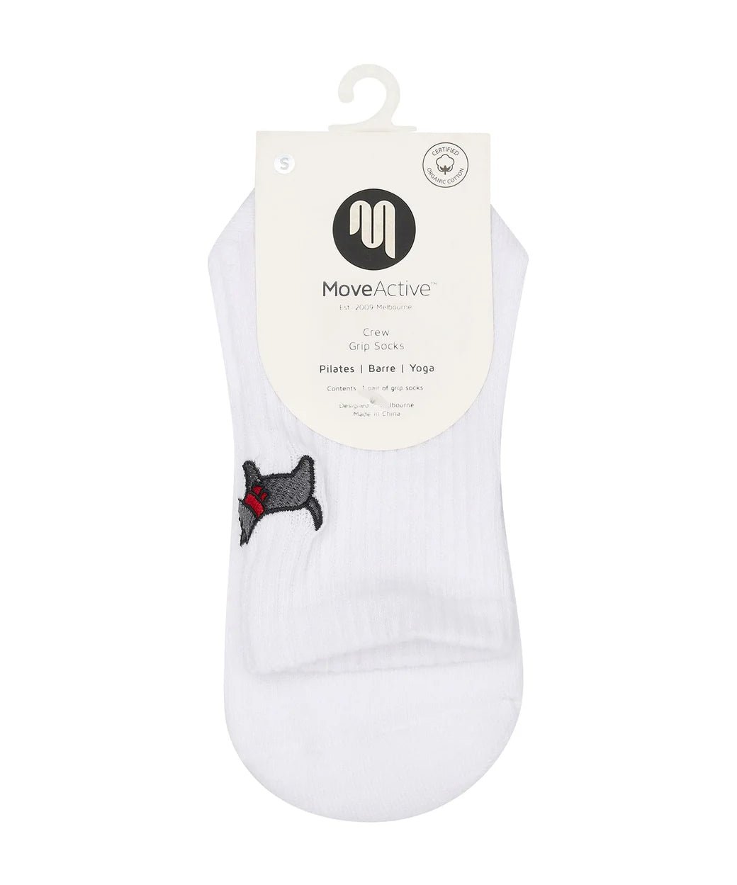 Move Active cosy pup ivory Grip Socks gift