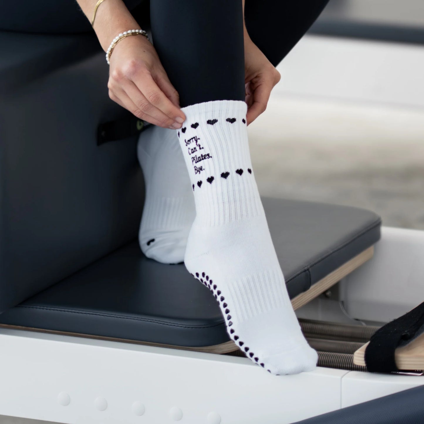 Crew Grip Socks scpb black & white