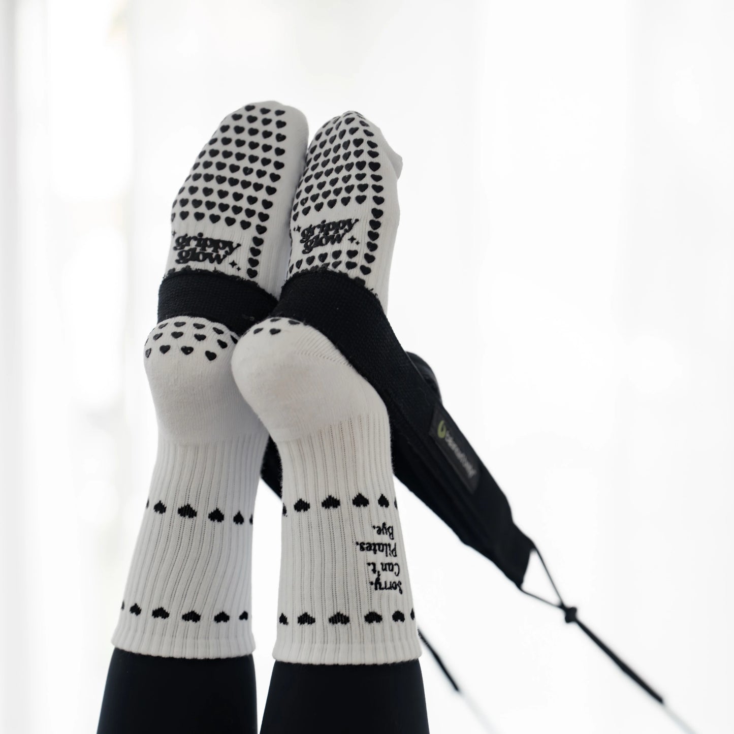 Crew Grip Socks scpb black & white