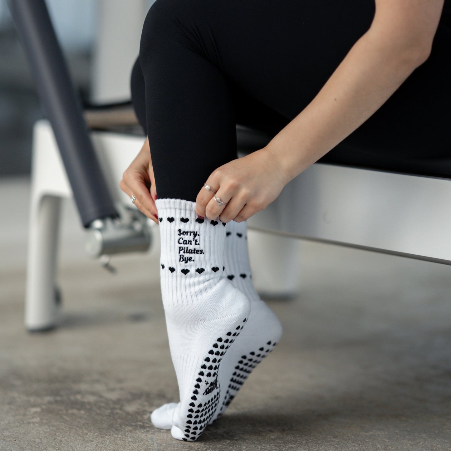 Crew Grip Socks scpb black & white