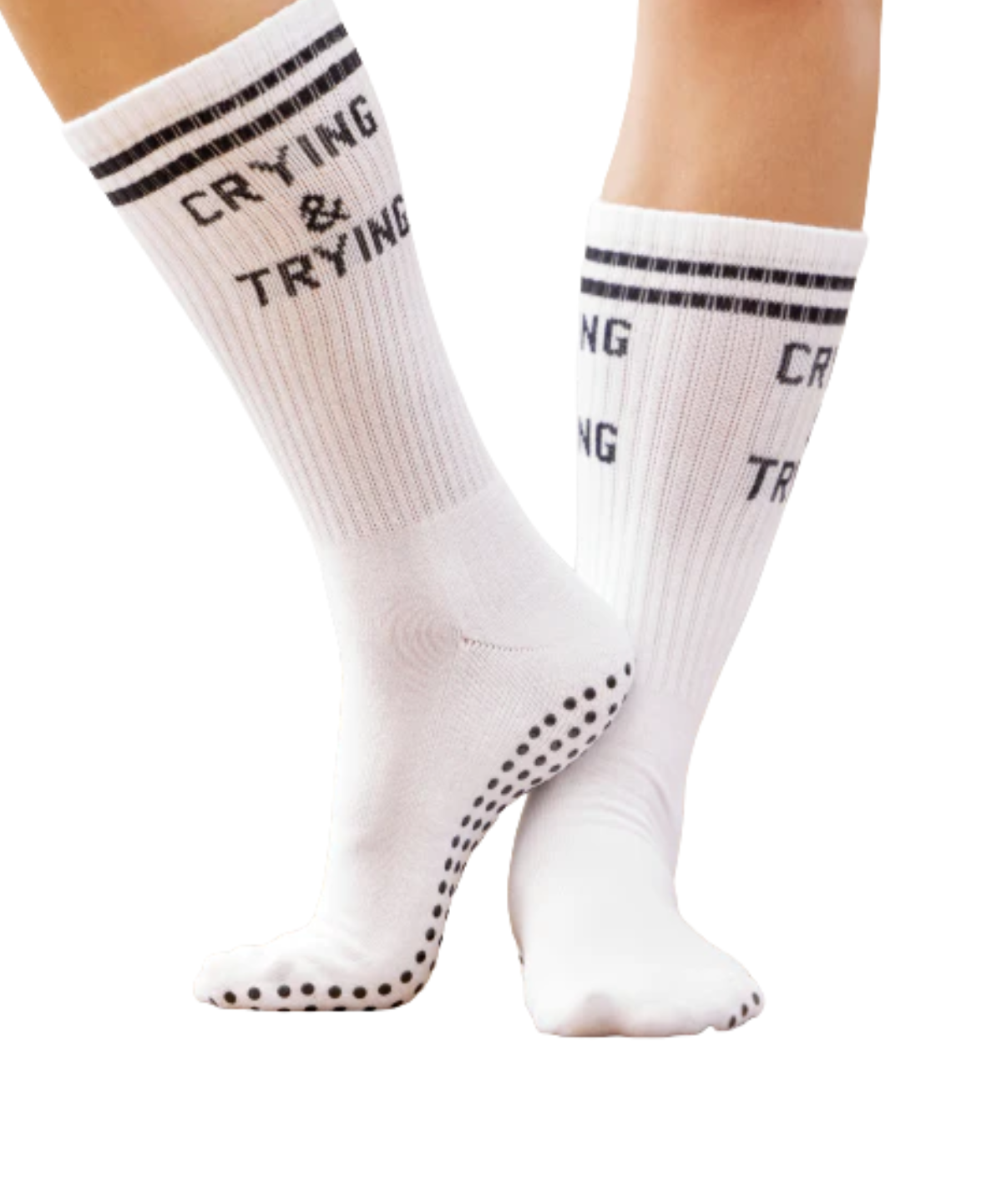 Rutschfeste Souls. Socken „Crying & Trying“