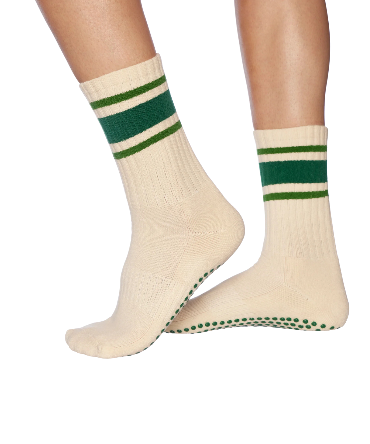 Souls. Green Retro Socken mit sportlichem Look