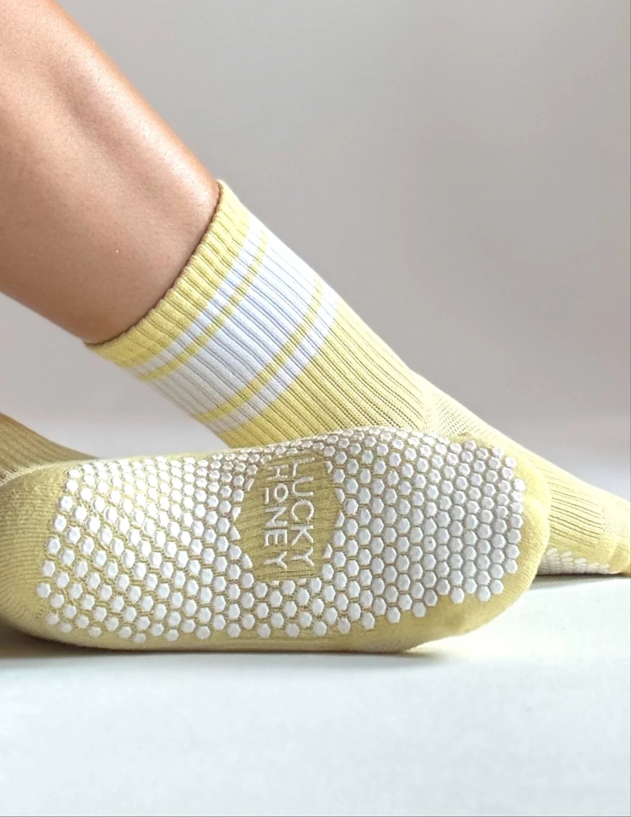 Lucky Honey Pilates Grip Socken