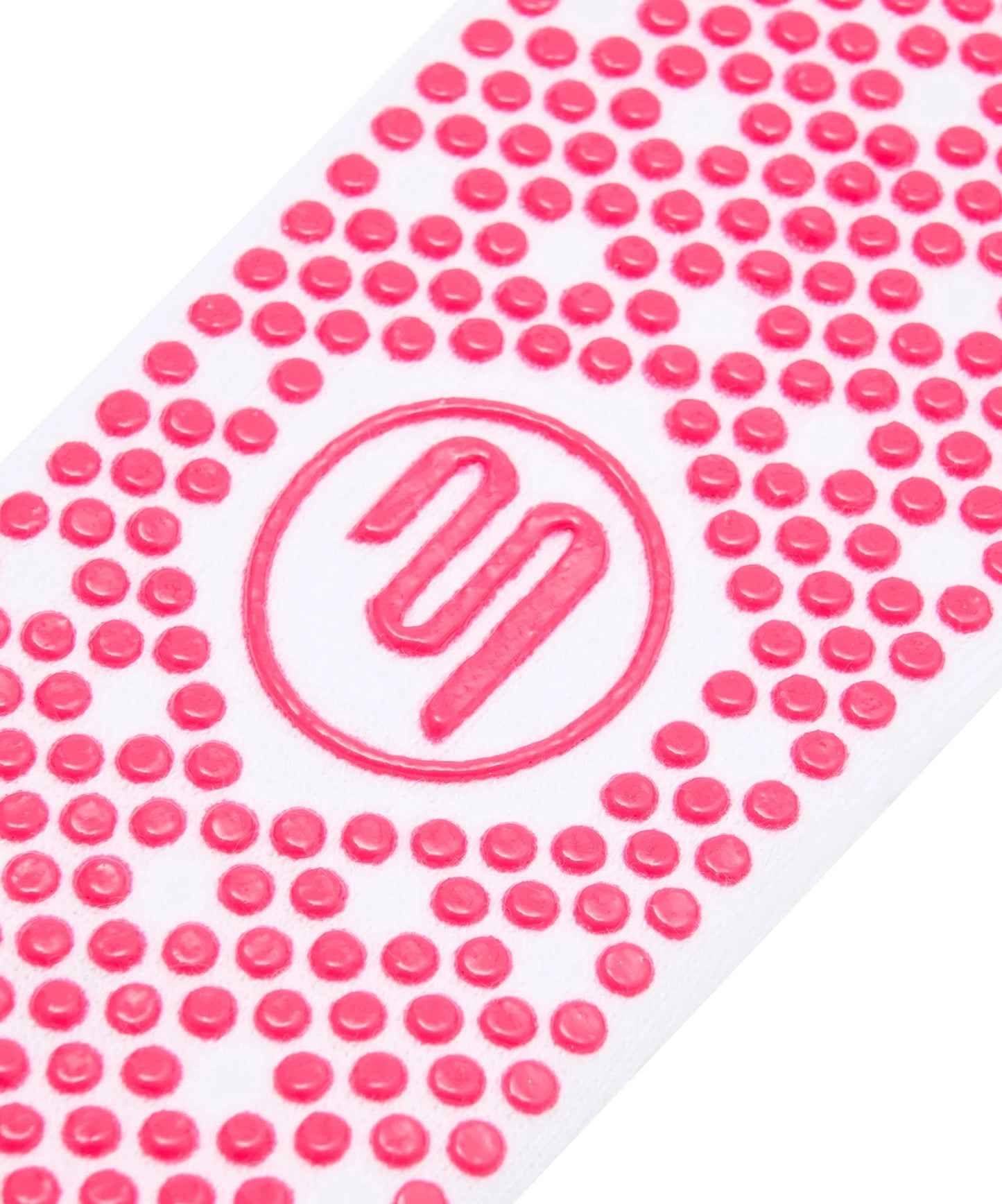 Detailansicht der Sohle mit Anti-Rutsch-Noppen in pinker Farbe