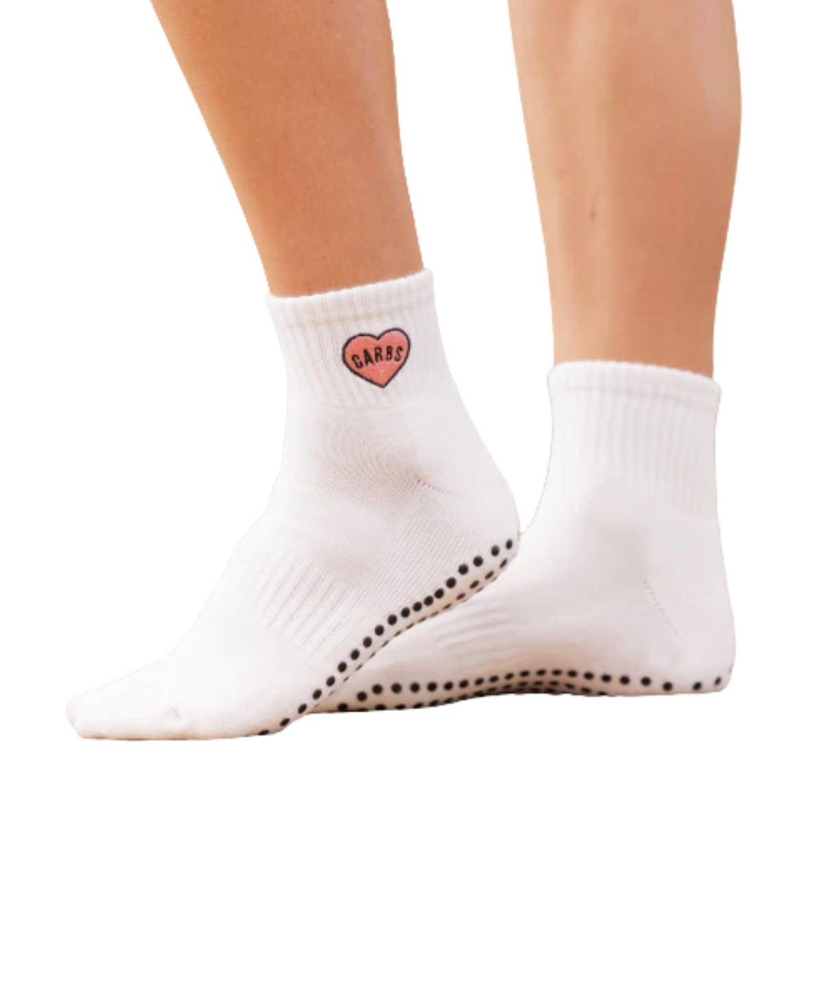 Carbs Grip Socken mit Herz – Anti-Rutsch für Pilates & Barre
