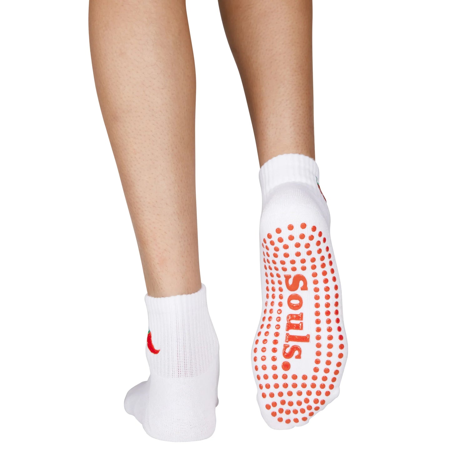 Souls. Spicy Socken mit rotem Print