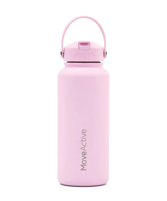 Pink isolierte Trinkflasche MoveActive matt – 1 Liter