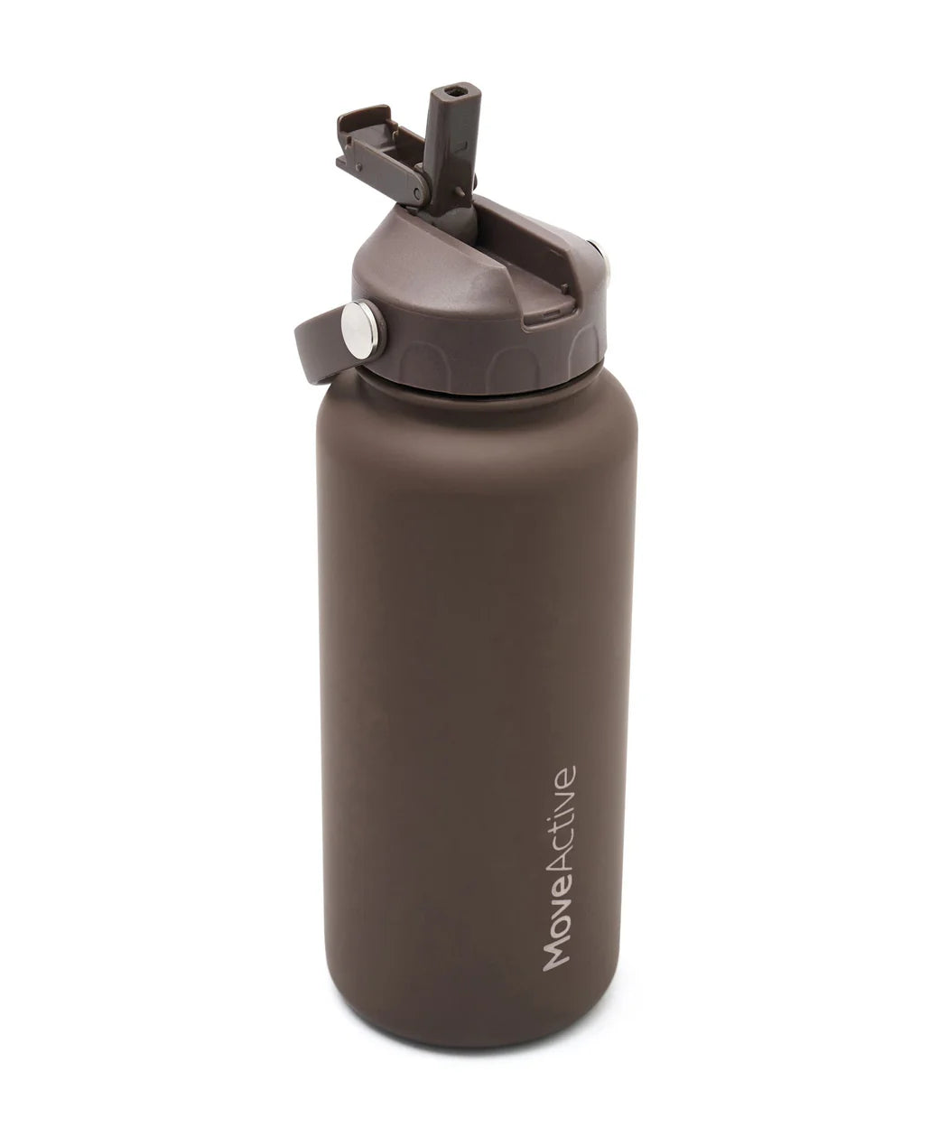Braune isolierte Wasserflasche 1L – MoveActive