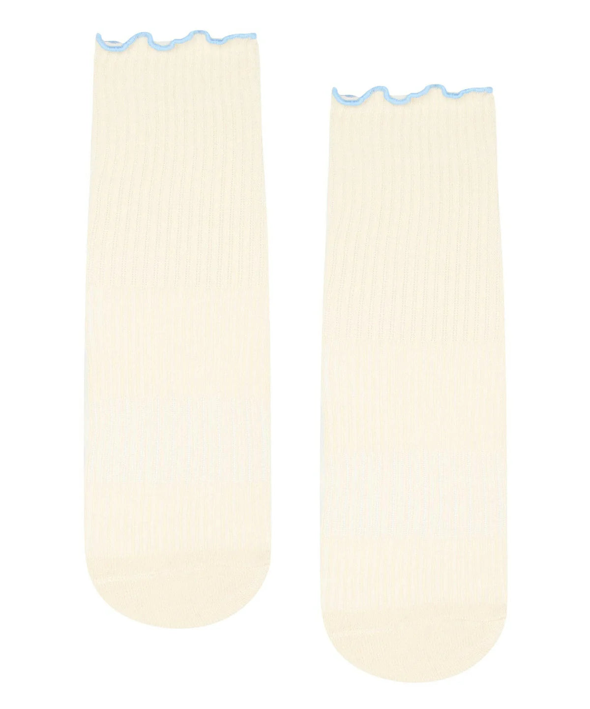 Buttercream Pilates Socken mit baby blau