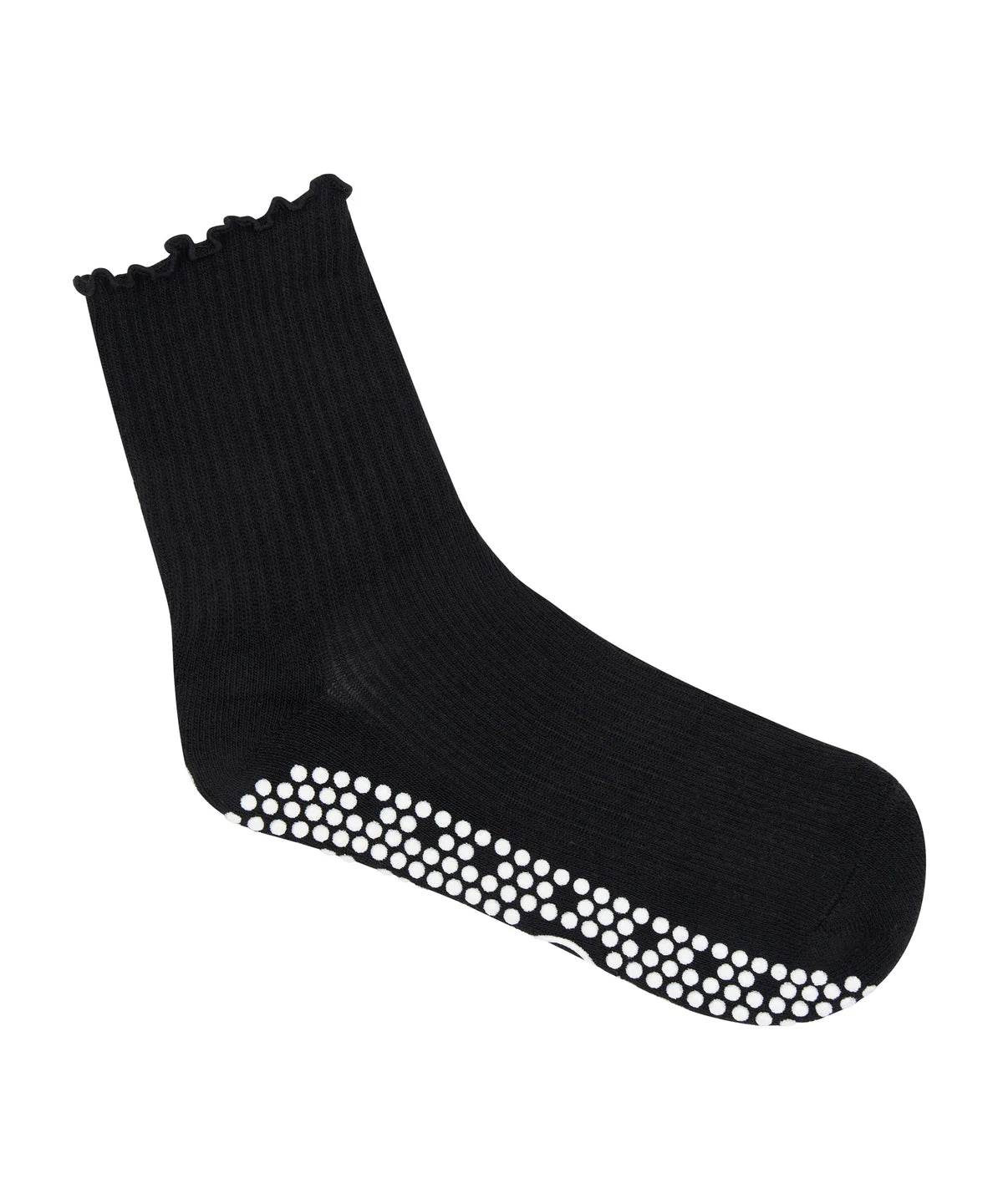 schwarz weiße Pilates Anti Rutsch Socken