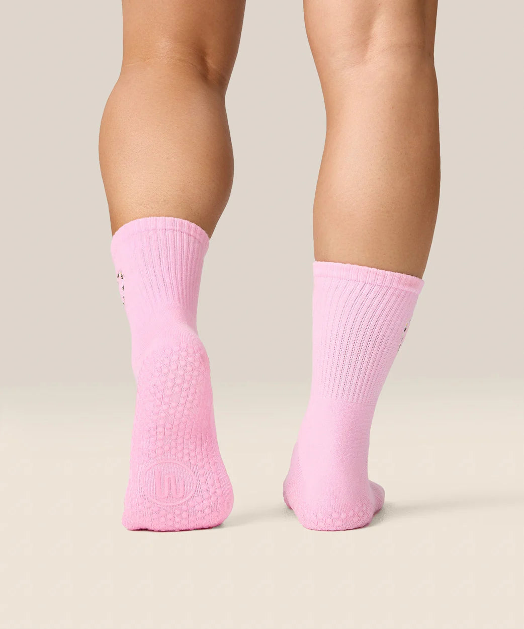 Anti-Rutsch-Sohle Heart Vine Pink