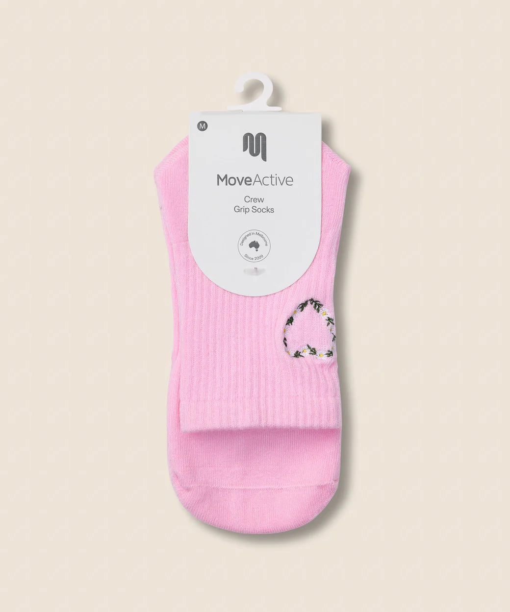 Move Active Valentine Grip Socks Reformer Pilates