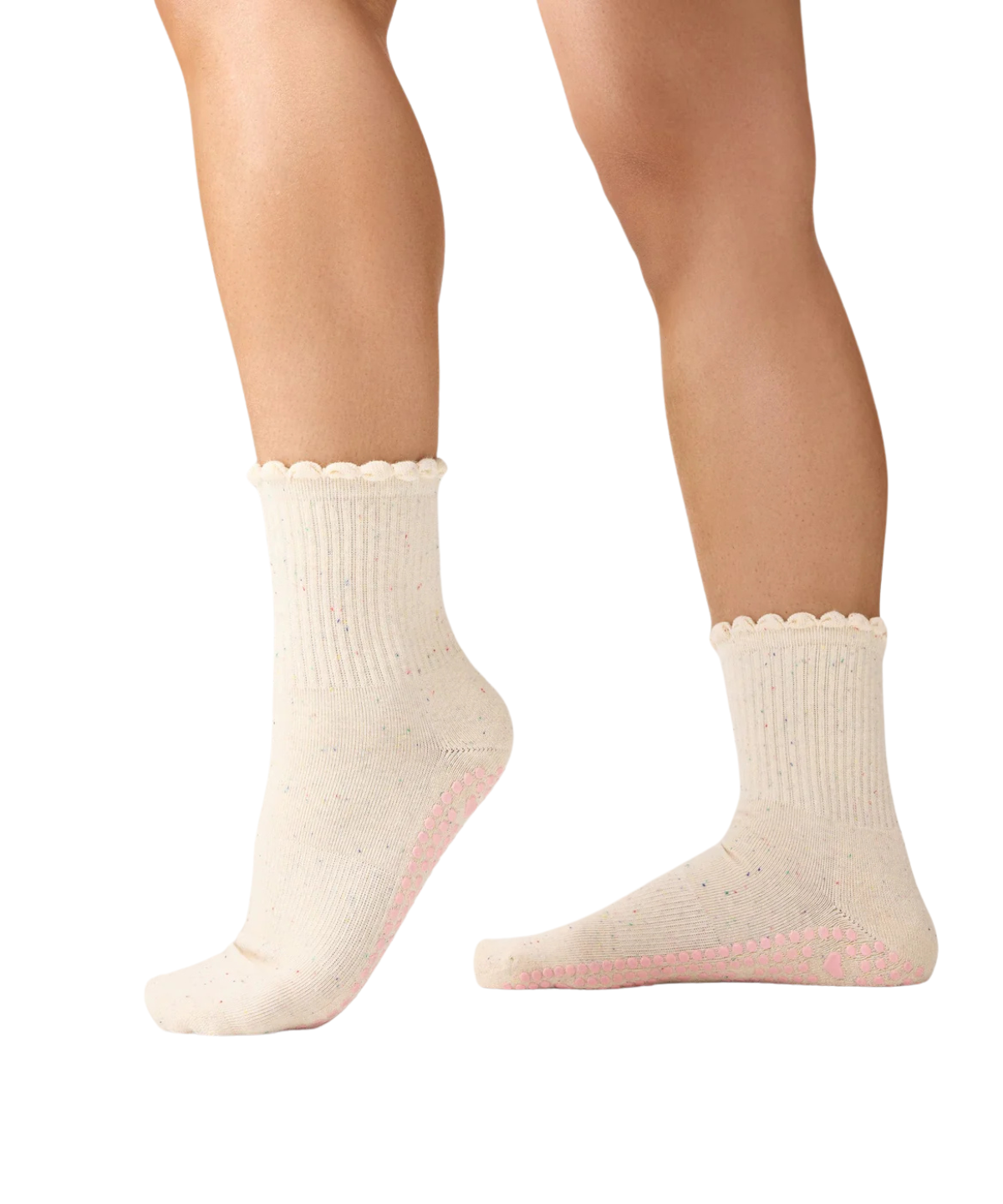 MoveActive Crew Grip Socks Love Confetti – Produktansicht