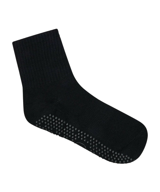Schwarze MoveActive Crew Grip Socks Classic Black – Produktansicht
