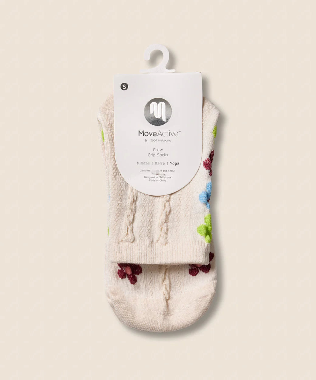 Crew Grip Socks Fiesta Blanca