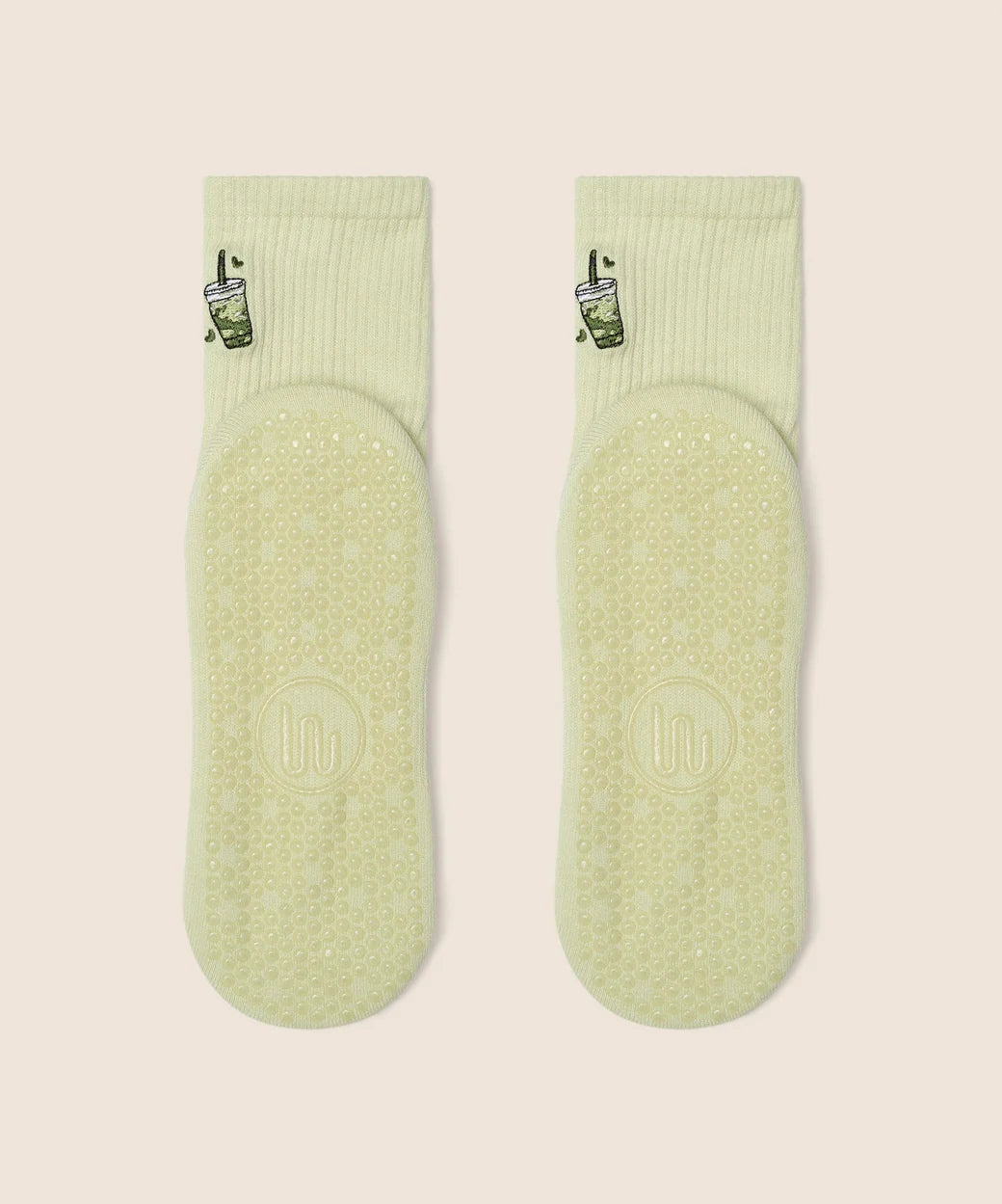 Crew Grip Socks Matcha Lover