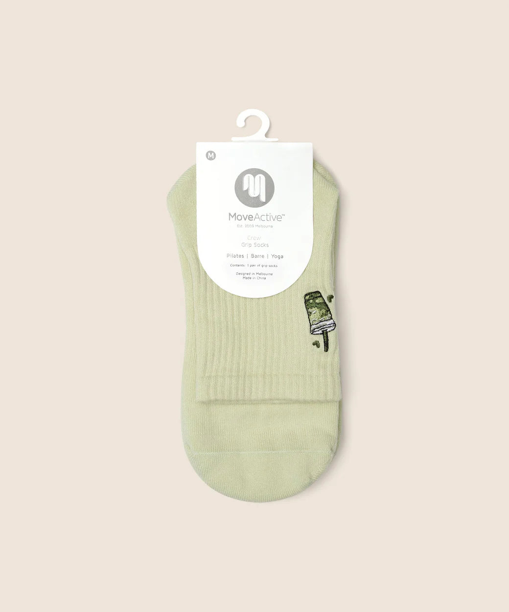 Crew Grip Socks Matcha Lover