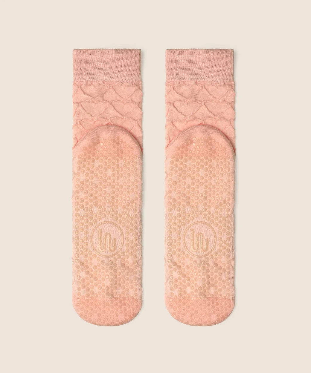 Crew Grip Socks parfait pink hearts