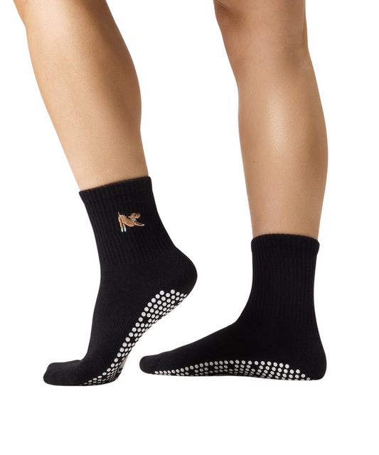 Pilates Grip Socks Hundemotiv MoveActive