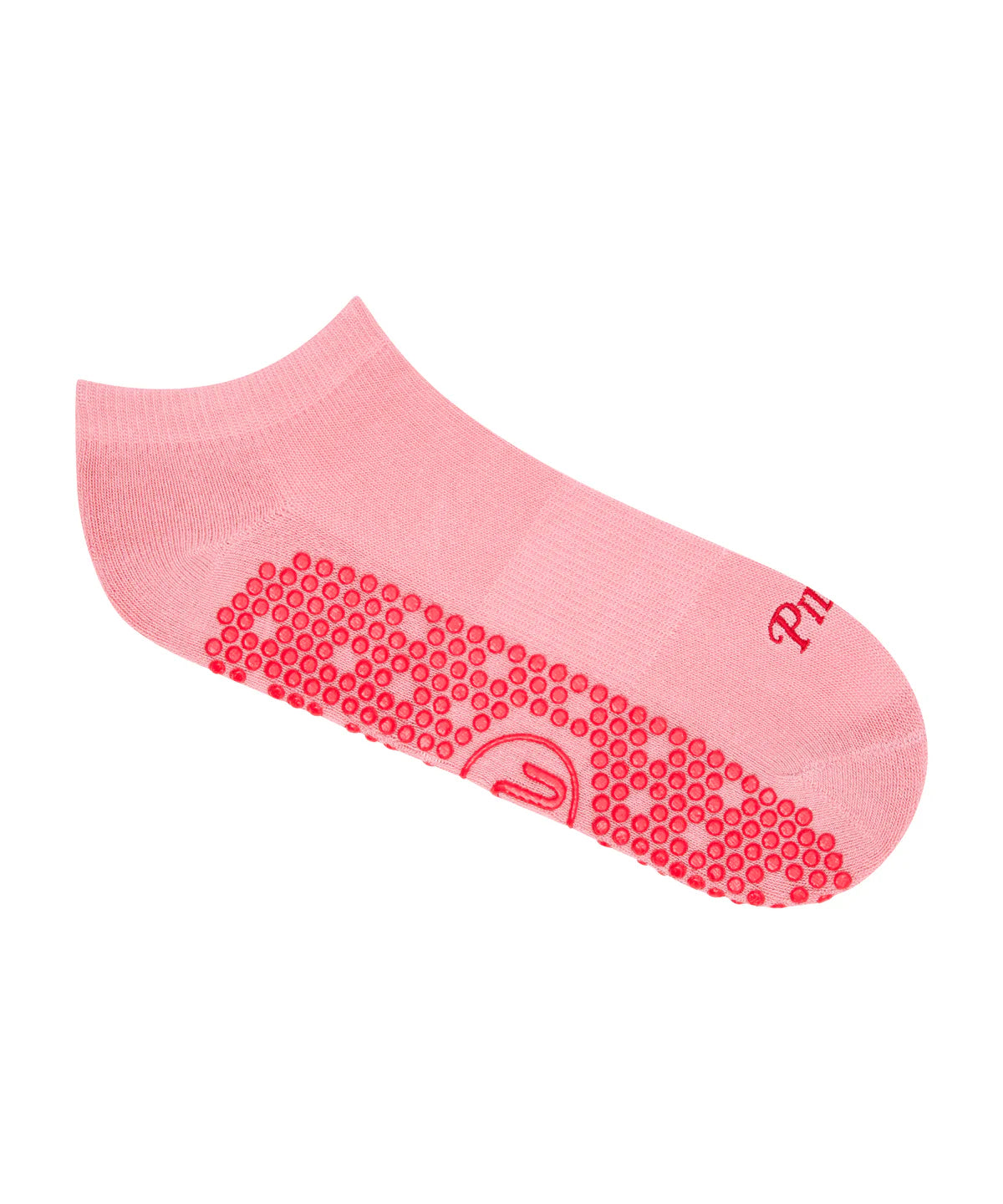 Pilates Club Low Rise Grip Socks rose