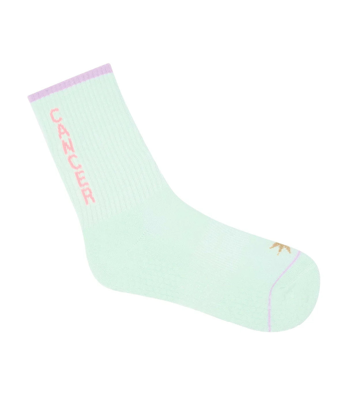 Crew Socken pastell blau mit Motiv