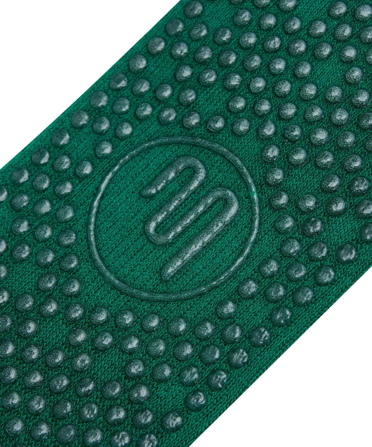 Pilates Club Crew Grip Socks emerald