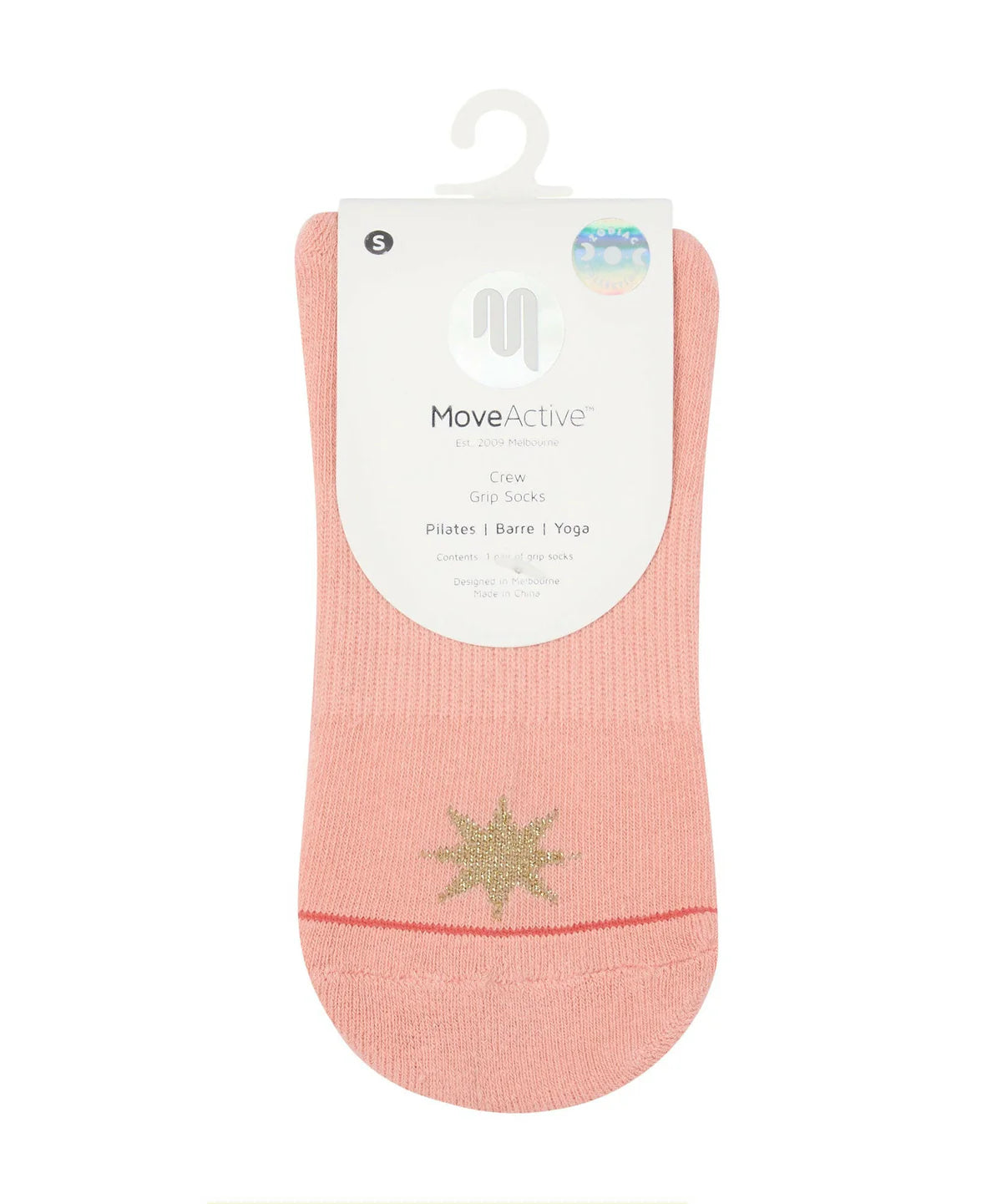 Move Active Sternzeichen Socken Fische - peach