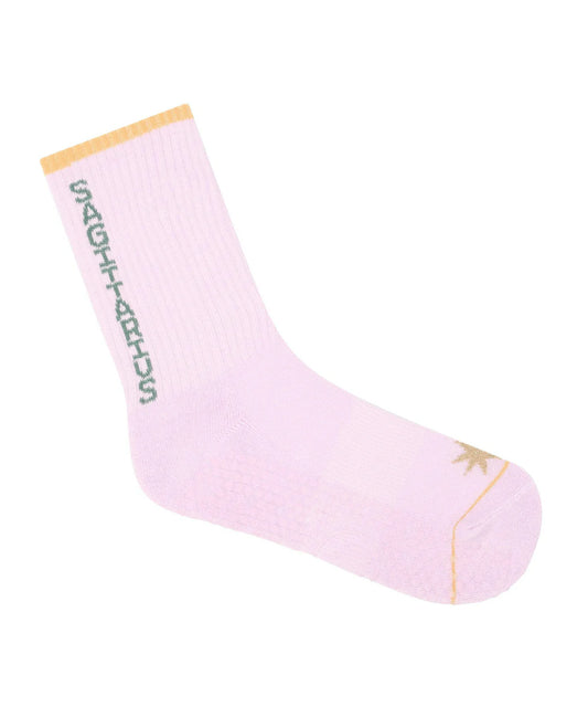 Anti Rutsch Stopper Socken für Reformer Pilates rosa