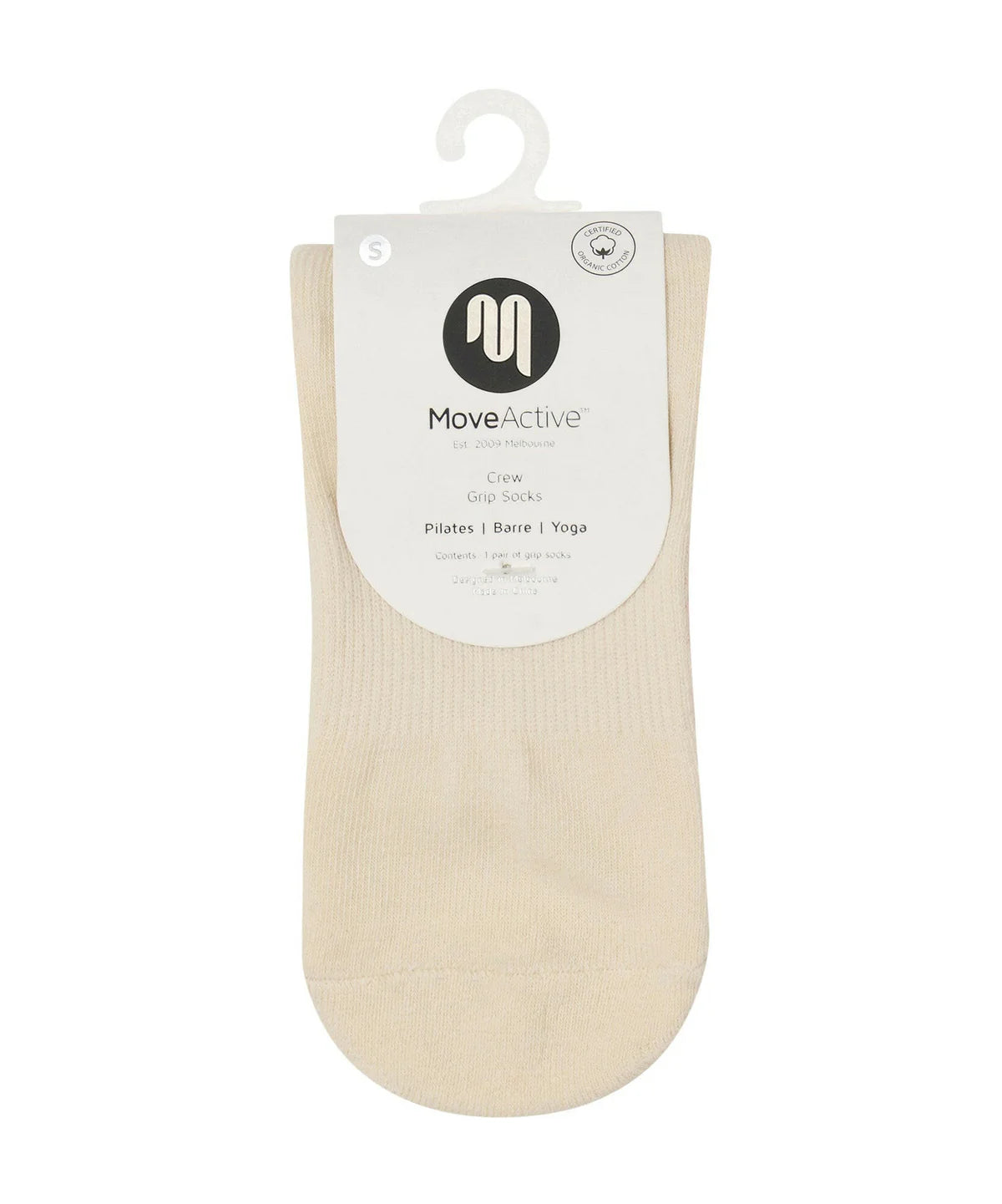 Move Active Crew Grip Socks vanilla