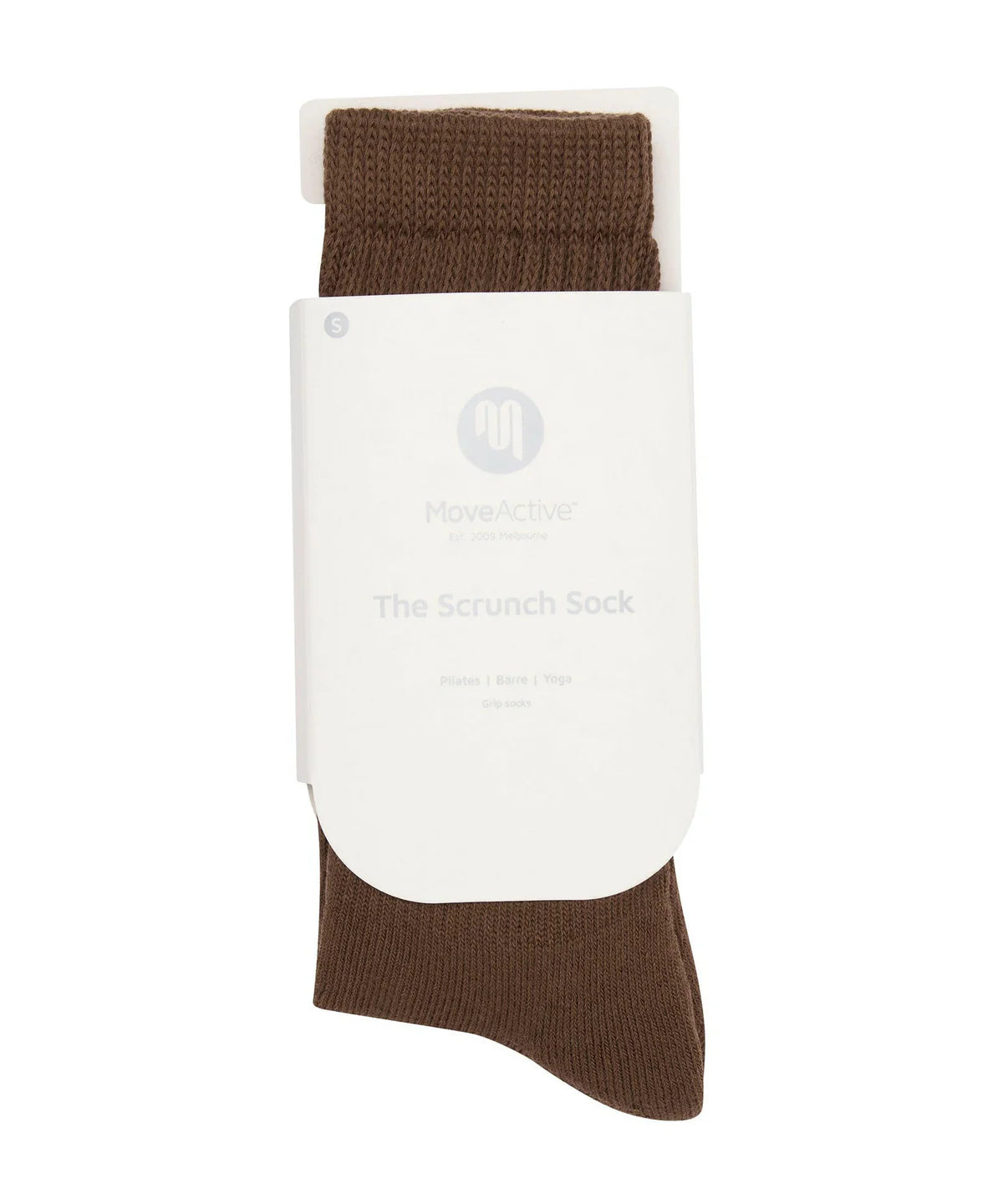 Scrunch Grip Socks chocolate