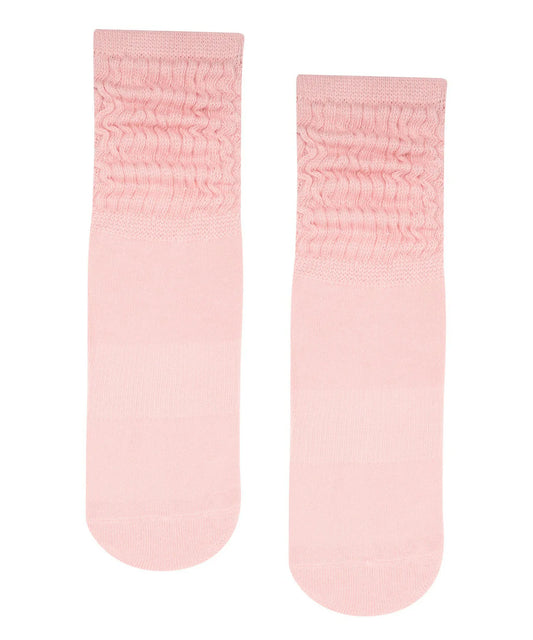 Scrunch Grip Socks baby pink