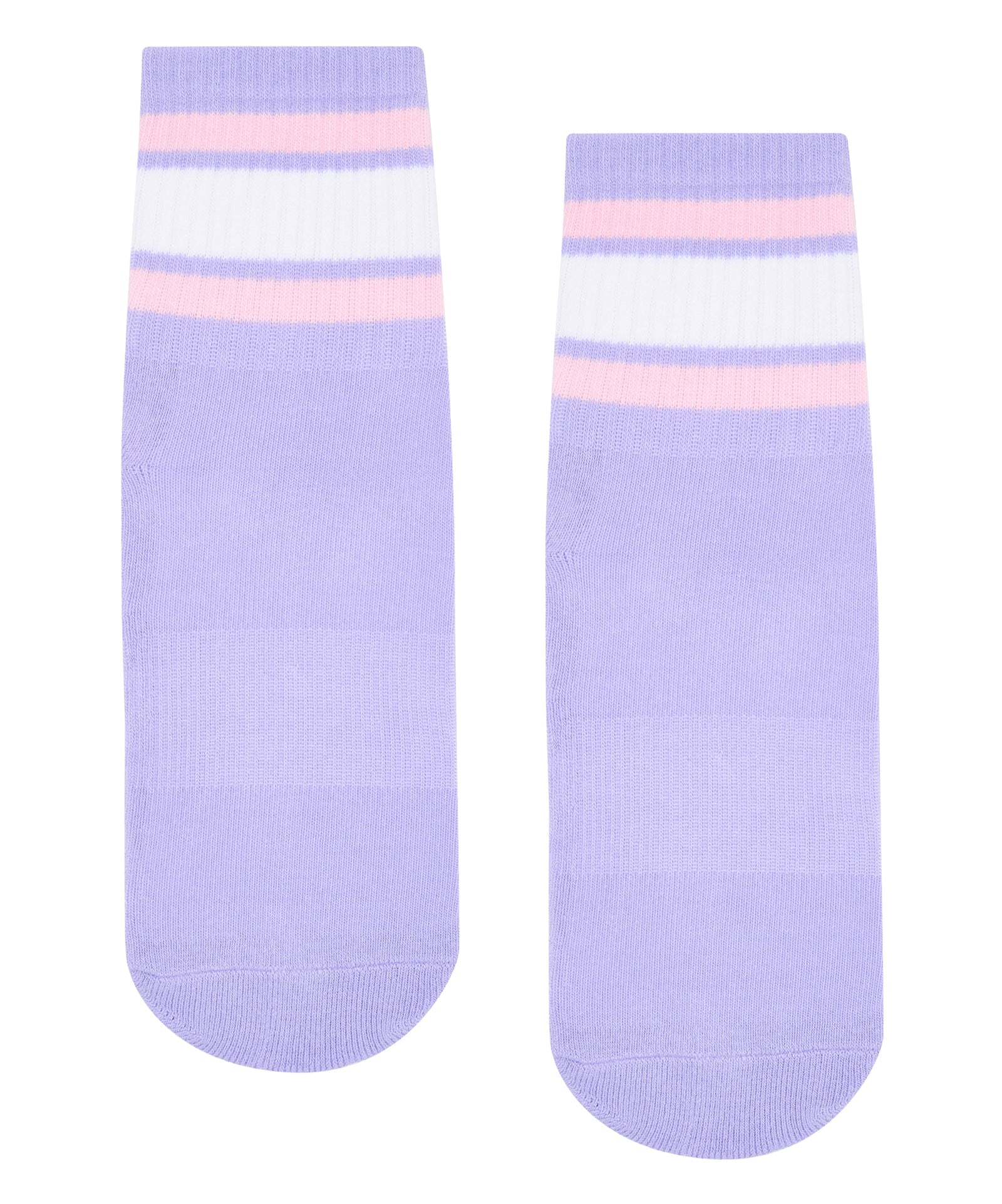 Nahaufnahme der Struktur & des Bunds mit violettem Streifen-Design
