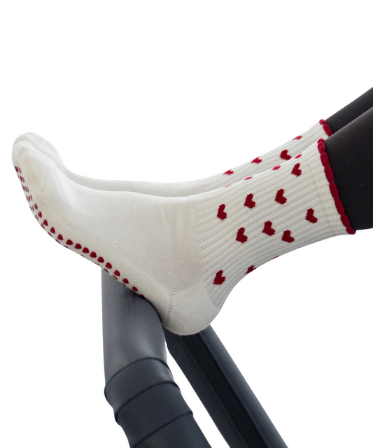 Crew Grip Socks ruffle heart