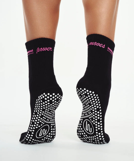Crew Grip Socks power moves black