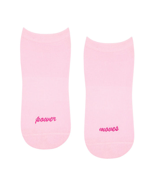 Move Active low rise grip socks power moves pink